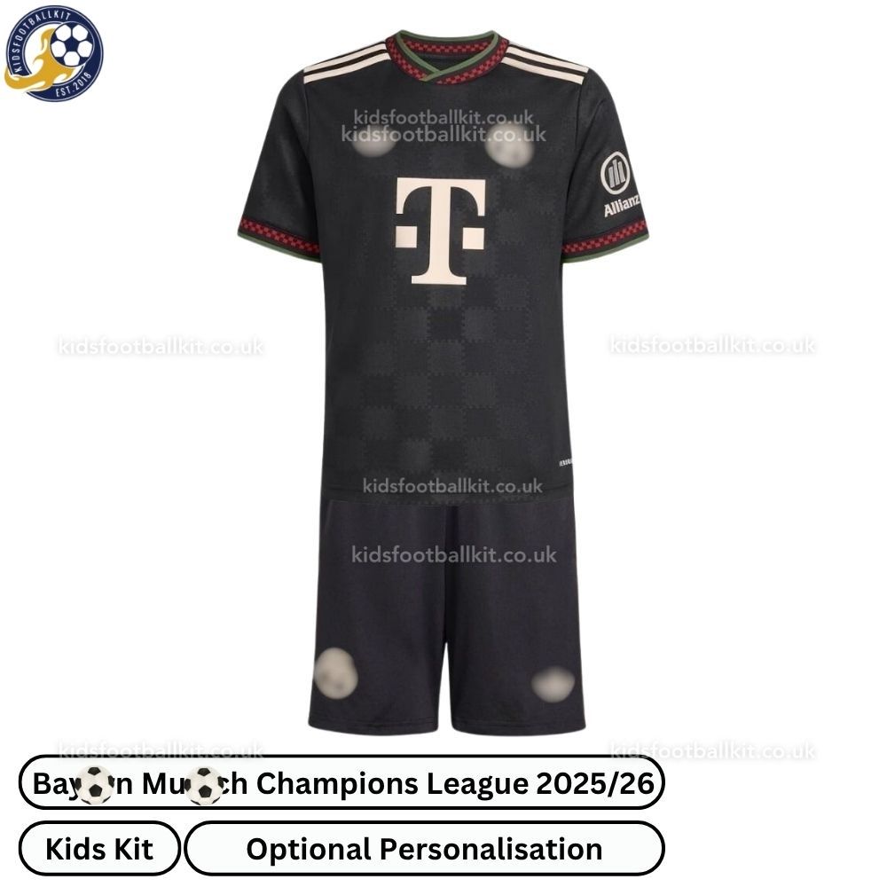 Bay^_^rn Champions League Kids Football Kit 2025/26 (No socks)
